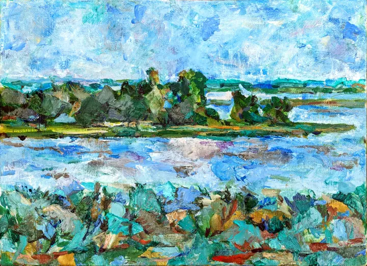Остров — живопись Николая Аржанова