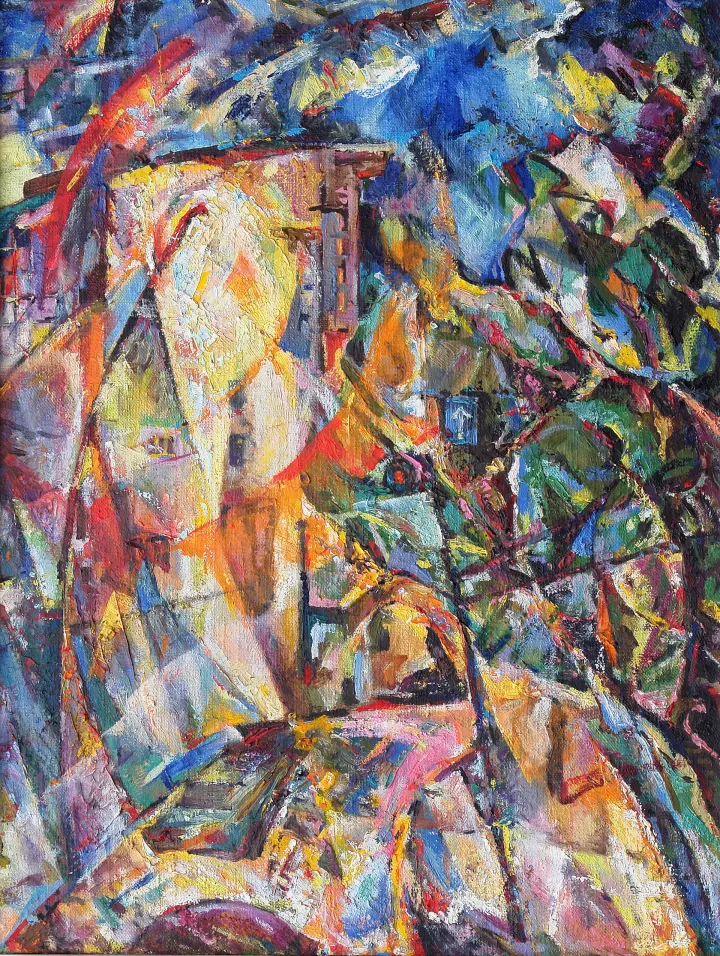 Ночная прогулка — живопись Николая Аржанова