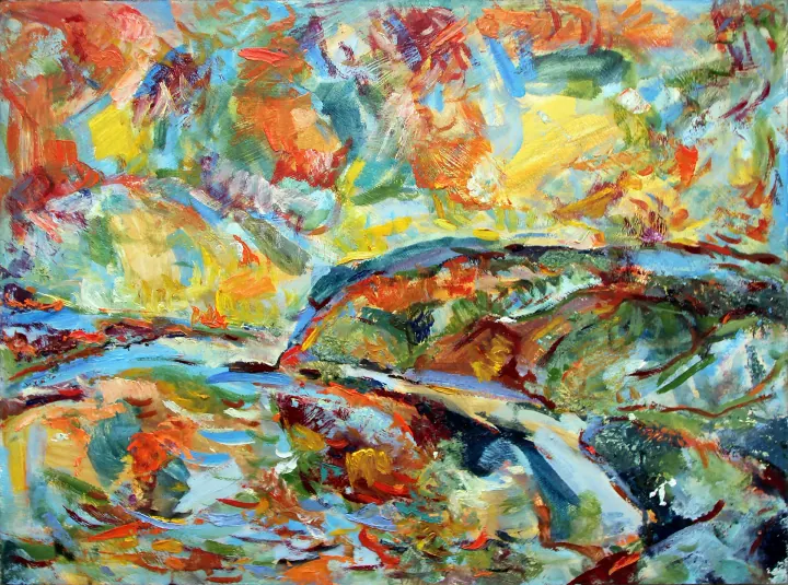 Гора — живопись Николая Аржанова